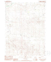 Pole Creek Valley Nebraska Historical topographic map, 1:24000 scale, 7.5 X 7.5 Minute, Year 1990