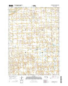 Pole Creek Valley Nebraska Current topographic map, 1:24000 scale, 7.5 X 7.5 Minute, Year 2014