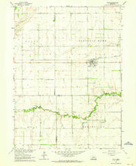 Polk Nebraska Historical topographic map, 1:24000 scale, 7.5 X 7.5 Minute, Year 1962