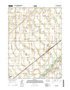 Polk NW Nebraska Current topographic map, 1:24000 scale, 7.5 X 7.5 Minute, Year 2014