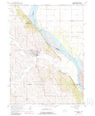Ponca Nebraska Historical topographic map, 1:24000 scale, 7.5 X 7.5 Minute, Year 1964