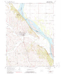 Ponca Nebraska Historical topographic map, 1:24000 scale, 7.5 X 7.5 Minute, Year 1964