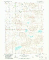 Pony Lake Nebraska Historical topographic map, 1:24000 scale, 7.5 X 7.5 Minute, Year 1982