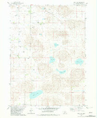 Pony Lake Nebraska Historical topographic map, 1:24000 scale, 7.5 X 7.5 Minute, Year 1982