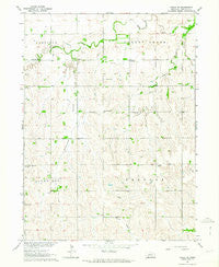 Poole NE Nebraska Historical topographic map, 1:24000 scale, 7.5 X 7.5 Minute, Year 1962