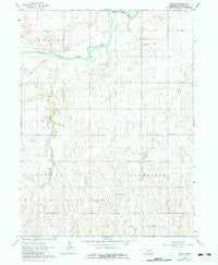 Poole Nebraska Historical topographic map, 1:24000 scale, 7.5 X 7.5 Minute, Year 1962