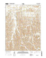 Poole NE Nebraska Current topographic map, 1:24000 scale, 7.5 X 7.5 Minute, Year 2014