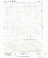 Potter 2 SW Nebraska Historical topographic map, 1:24000 scale, 7.5 X 7.5 Minute, Year 1979
