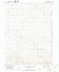Potter 2 SW Nebraska Historical topographic map, 1:24000 scale, 7.5 X 7.5 Minute, Year 1979