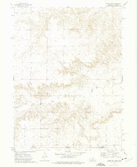 Potter SE Nebraska Historical topographic map, 1:24000 scale, 7.5 X 7.5 Minute, Year 1972