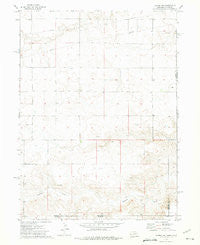 Potter SW Nebraska Historical topographic map, 1:24000 scale, 7.5 X 7.5 Minute, Year 1972