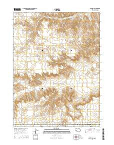 Potter SE Nebraska Current topographic map, 1:24000 scale, 7.5 X 7.5 Minute, Year 2014