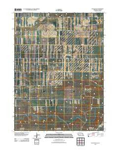 Potter SW Nebraska Historical topographic map, 1:24000 scale, 7.5 X 7.5 Minute, Year 2011