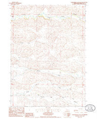 Powderhorn Valley SW Nebraska Historical topographic map, 1:24000 scale, 7.5 X 7.5 Minute, Year 1985