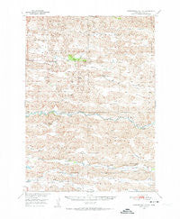 Powderhorn Valley Nebraska Historical topographic map, 1:62500 scale, 15 X 15 Minute, Year 1950