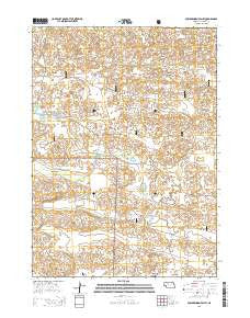 Powderhorn Valley Nebraska Current topographic map, 1:24000 scale, 7.5 X 7.5 Minute, Year 2014