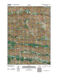 Powderhorn Valley SW Nebraska Historical topographic map, 1:24000 scale, 7.5 X 7.5 Minute, Year 2011