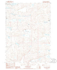 Pratt Valley Nebraska Historical topographic map, 1:24000 scale, 7.5 X 7.5 Minute, Year 1985