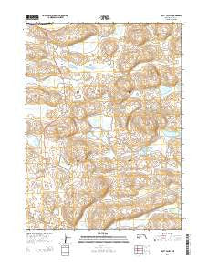 Pratt Valley Nebraska Current topographic map, 1:24000 scale, 7.5 X 7.5 Minute, Year 2014