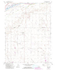 Prosser Nebraska Historical topographic map, 1:24000 scale, 7.5 X 7.5 Minute, Year 1962