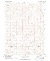 Pullen Ranch Nebraska Historical topographic map, 1:24000 scale, 7.5 X 7.5 Minute, Year 1972