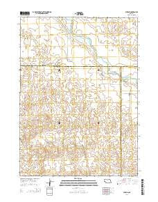 Purdum Nebraska Current topographic map, 1:24000 scale, 7.5 X 7.5 Minute, Year 2014