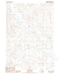 Purdum NW Nebraska Historical topographic map, 1:24000 scale, 7.5 X 7.5 Minute, Year 1986