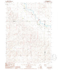 Purdum Nebraska Historical topographic map, 1:24000 scale, 7.5 X 7.5 Minute, Year 1986