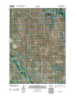 Purdum NE Nebraska Historical topographic map, 1:24000 scale, 7.5 X 7.5 Minute, Year 2011
