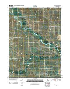 Purdum NW Nebraska Historical topographic map, 1:24000 scale, 7.5 X 7.5 Minute, Year 2011