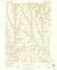 Quick NE Nebraska Historical topographic map, 1:24000 scale, 7.5 X 7.5 Minute, Year 1956