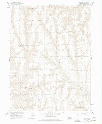 Quick NE Nebraska Historical topographic map, 1:24000 scale, 7.5 X 7.5 Minute, Year 1956