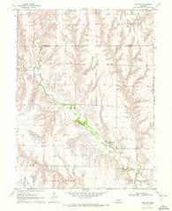 Quick SE Nebraska Historical topographic map, 1:24000 scale, 7.5 X 7.5 Minute, Year 1970