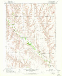 Quick SE Nebraska Historical topographic map, 1:24000 scale, 7.5 X 7.5 Minute, Year 1970