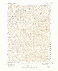 Rackett Nebraska Historical topographic map, 1:62500 scale, 15 X 15 Minute, Year 1949