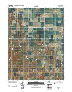 Ragan Nebraska Historical topographic map, 1:24000 scale, 7.5 X 7.5 Minute, Year 2011