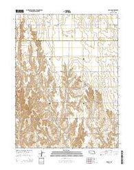 Ragan Nebraska Current topographic map, 1:24000 scale, 7.5 X 7.5 Minute, Year 2014