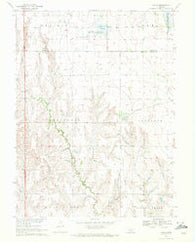Ragan Nebraska Historical topographic map, 1:24000 scale, 7.5 X 7.5 Minute, Year 1970