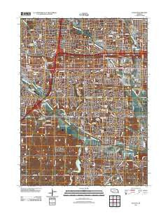 Ralston Nebraska Historical topographic map, 1:24000 scale, 7.5 X 7.5 Minute, Year 2011