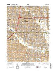 Ralston Nebraska Current topographic map, 1:24000 scale, 7.5 X 7.5 Minute, Year 2014