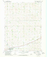 Randolph North Nebraska Historical topographic map, 1:24000 scale, 7.5 X 7.5 Minute, Year 1971