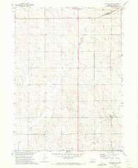Randolph SW Nebraska Historical topographic map, 1:24000 scale, 7.5 X 7.5 Minute, Year 1971
