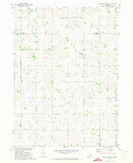Randolph South Nebraska Historical topographic map, 1:24000 scale, 7.5 X 7.5 Minute, Year 1971