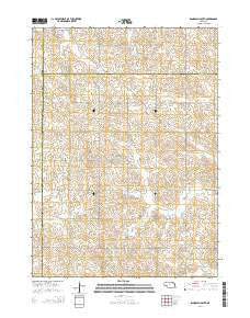 Randolph South Nebraska Current topographic map, 1:24000 scale, 7.5 X 7.5 Minute, Year 2014