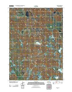 Raven Nebraska Historical topographic map, 1:24000 scale, 7.5 X 7.5 Minute, Year 2011