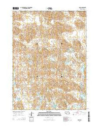 Raven Nebraska Current topographic map, 1:24000 scale, 7.5 X 7.5 Minute, Year 2014
