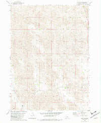 Raven SW Nebraska Historical topographic map, 1:24000 scale, 7.5 X 7.5 Minute, Year 1982
