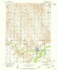 Ravenna Nebraska Historical topographic map, 1:24000 scale, 7.5 X 7.5 Minute, Year 1953