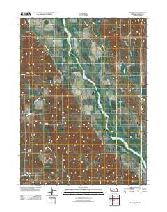 Ravenna NW Nebraska Historical topographic map, 1:24000 scale, 7.5 X 7.5 Minute, Year 2011