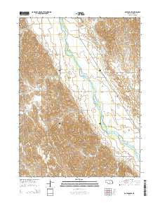 Ravenna NW Nebraska Current topographic map, 1:24000 scale, 7.5 X 7.5 Minute, Year 2014